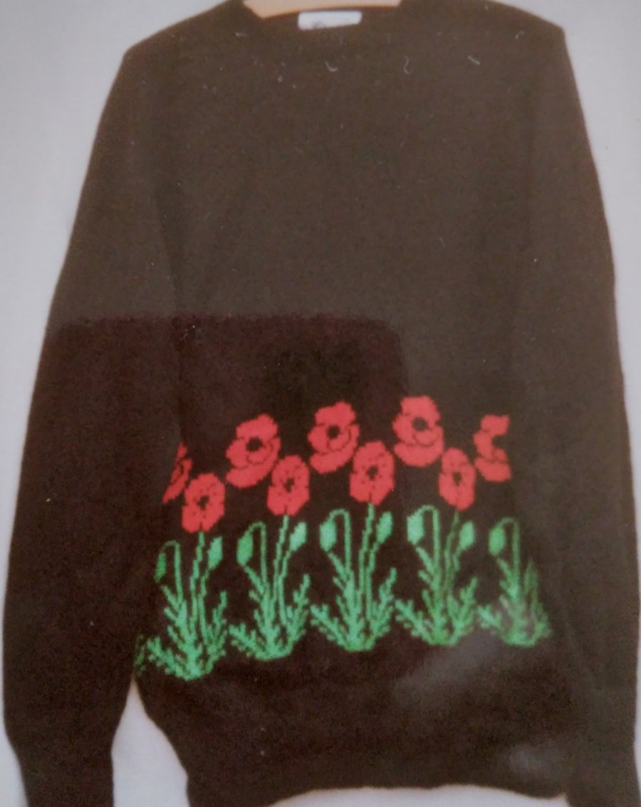 Poppy jumper made to measure in a choice of colours