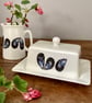 Mussel shell butter dish - coastal kitchen, bone china, seashells - Image 4