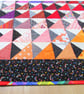 Gift for Student Bright Rainbow Patchwork Quilt - Image 3