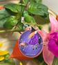 Whimsical Witch Illustrated Acrylic Charm - Image 4