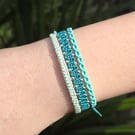 Macrame Stacking Bracelets - Set of 3 Bracelets 