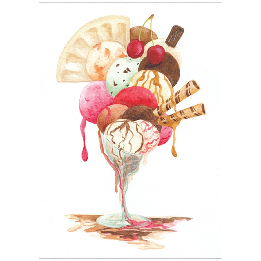 Ice-Cream Postcard