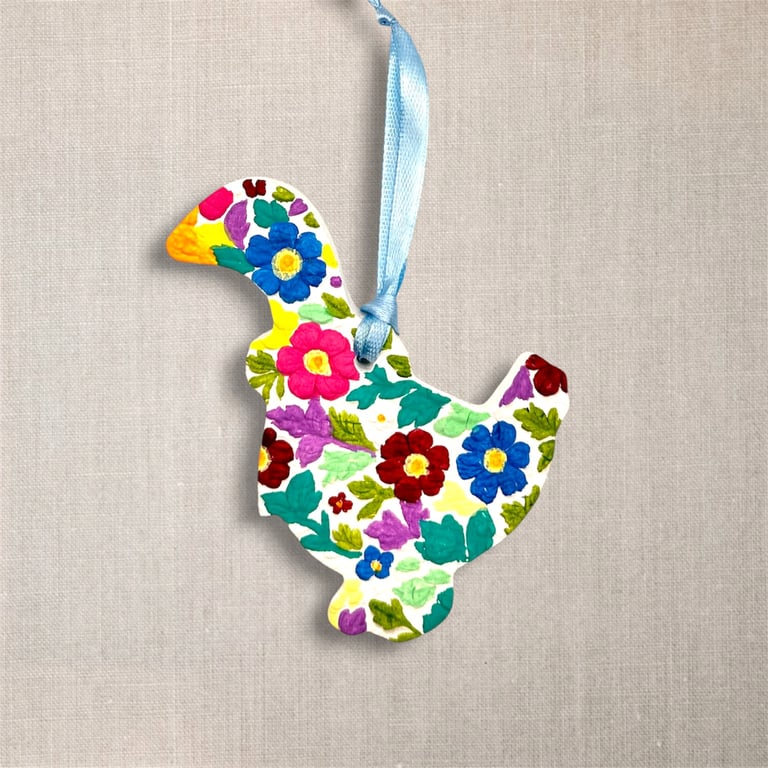 Goose hanging ornament 