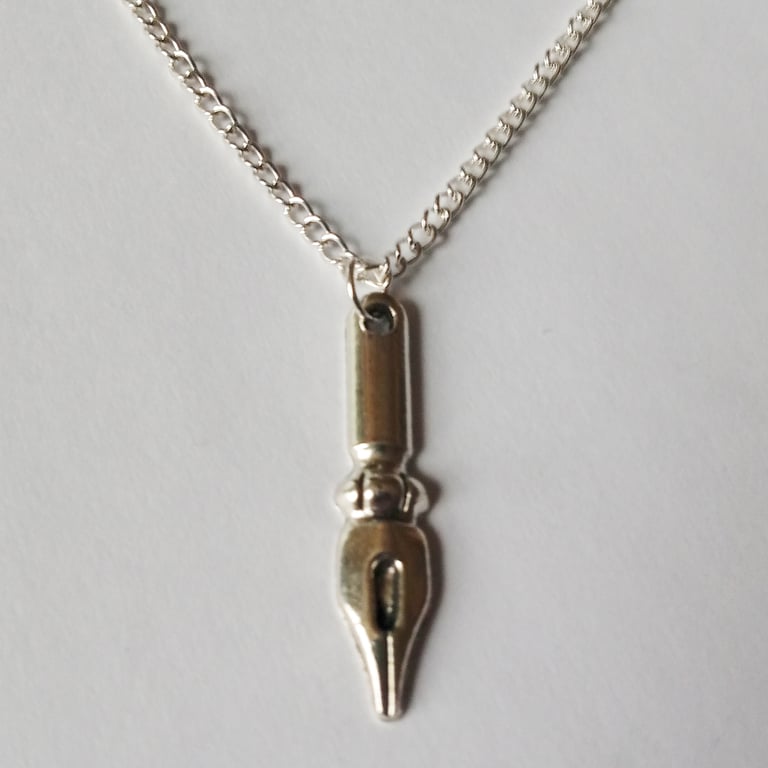 Writer Pen Nib Necklace