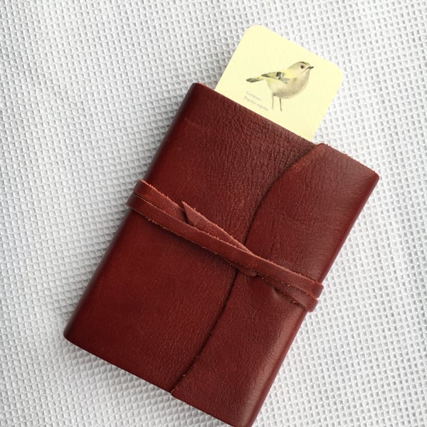 Goldcrest bookmark (textured card)