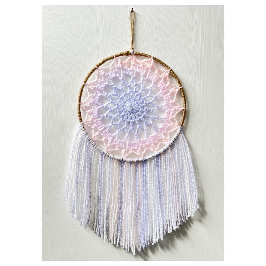 Crochet Dreamcatcher Pastel