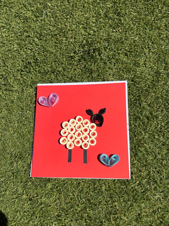 Handmade Quilled Card
