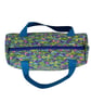 Large wash bag in Liberty cotton, floral toiletries bag with handles and pocket. - Image 3