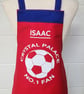 Personalised Football Apron no.1 fan (9-12 yrs) - Made in England.  - Image 10
