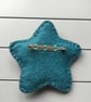 Hand Embroidered Star Brooch - Image 3