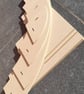 Tiered corner display stand - 4 shelf. Flat packing - ideal for craft fairs!  - Image 6