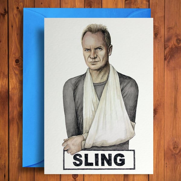 Sling - Funny Birthday Card