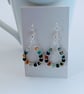 Facetted agate loop earrings - Image 3