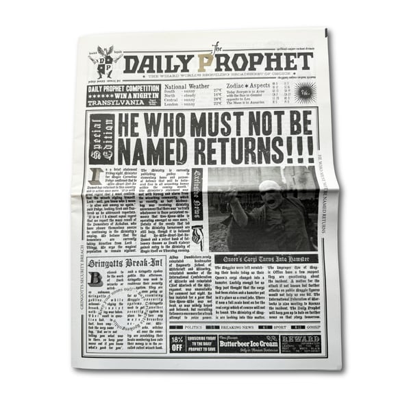 The Daily Prophet Newspaper