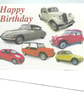 Citroen Classic French cars - Birthday, Anniversary, Retirement or Plain Card