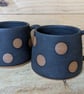 Spotty black toasted mugs - Image 7