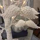 Angel Wings with charm