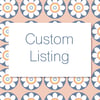 Window seat cushion - Custom order - Heidi