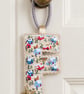 Personalised Liberty Christmas Initial Door Hanger Decoration