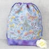 Project bag, drawstring bag, birds, butterflies, bees