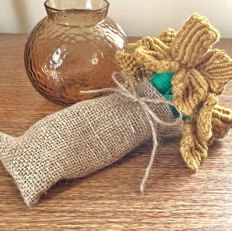 Macrame Daffodils Bouquet, FREE UK DELIVERY Folksy