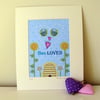 7X5" Mounted Print - 'Bee Loved'