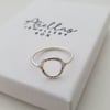 Sterling Silver Open Circle Ring