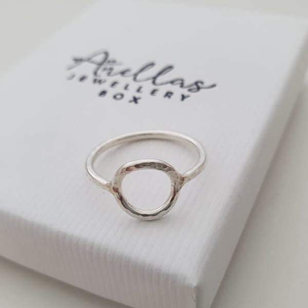 Sterling Silver Open Circle Ring