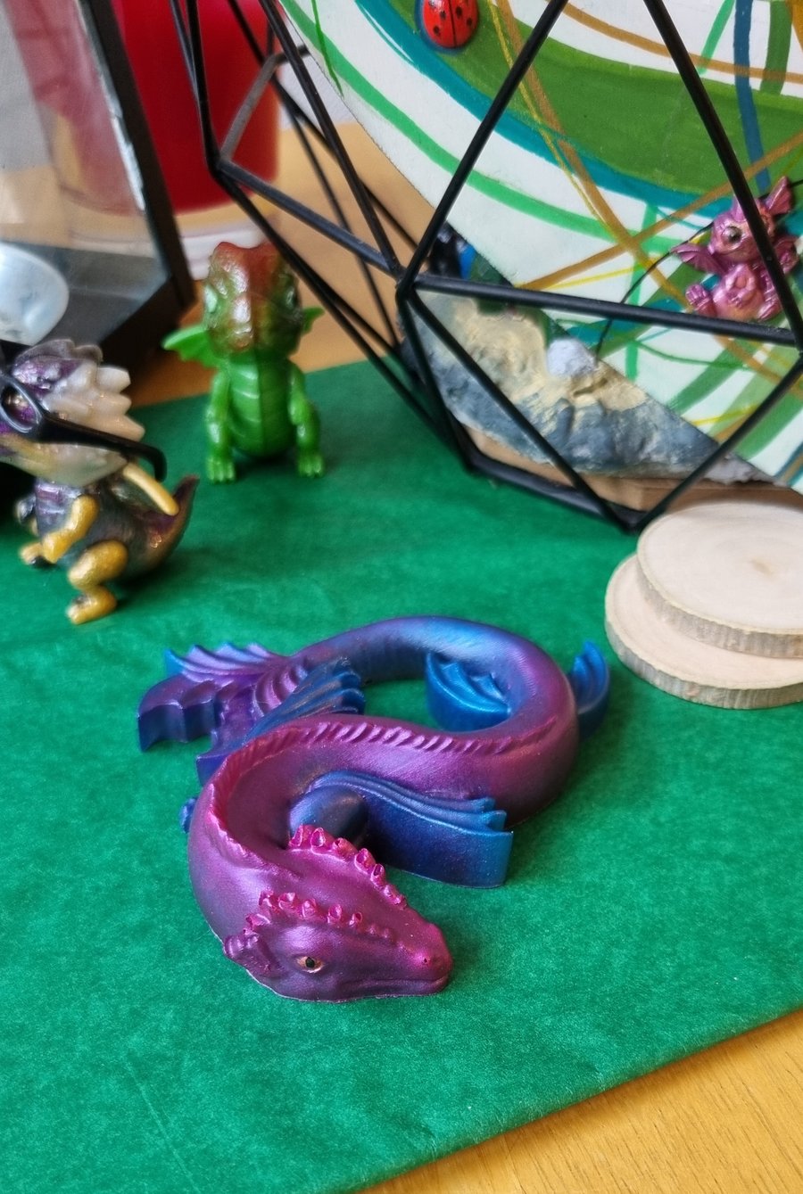 Serpent pink and blue dragon 'Sephona' (1st hatchlings)