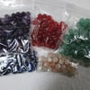 Reserved for Carole - gemstone destash 8mm beads