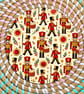 Christmas Nutcracker Soldiers Coaster – Traditional Festive Wooden Coaster