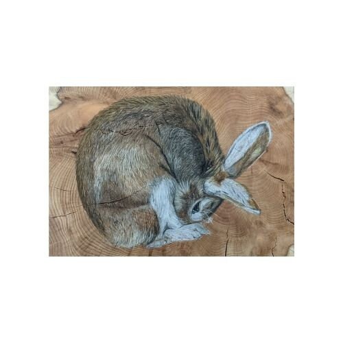 Rabbit Giclee Print, Rabbit Painting, A5