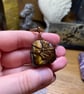 Tiger's Eye Pendant - Wire Wrapped Crystal Pendant - Image 3