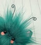 Tiny Teal Floral Plush Fairy  - Image 10
