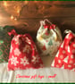 Christmas Gift Bags, Eco Friendly Reusable Drawstring Bag - Image 1