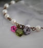 Pearl flower charm bracelet - Image 3