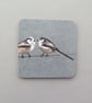 Long-tailed tit coaster - Image 2
