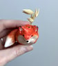 Handmade Fox Mini Faux Flower Vase - Image 3