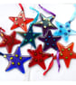 Star Fused Glass Hanging Decoration 8cm Dichroic decoration - Image 9