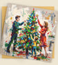 Decorating the Tree – Premium Festive Greeting Card
