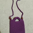 Crochet handmade myself cross shoulder bag 