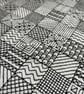 Blackwork Cross Stitch Chart: Geometric Embroidery Design (PDF Download) - Image 2