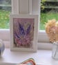 Woodland floral, framed original watercolour painting  - Image 2