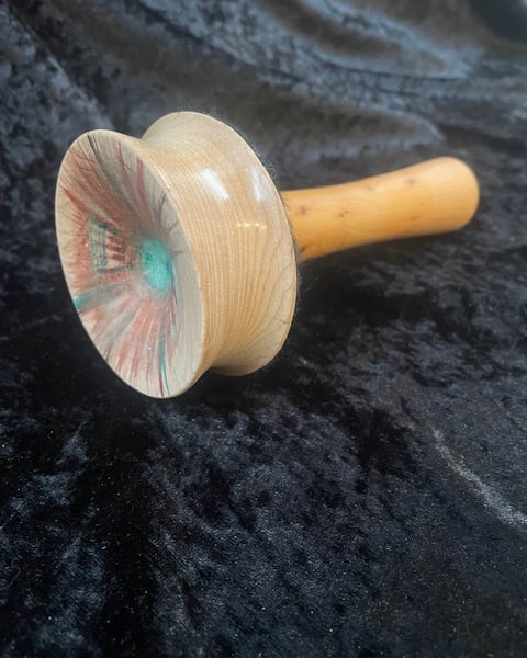 Support spindle bowl and detachable  handle