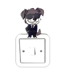 Cool Dude Kids Bedroom Wooden Light Switch Surround - Nursery Decor