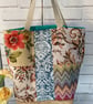 Patchwork tote bag, scrappy range bag, shopping bag - Image 1