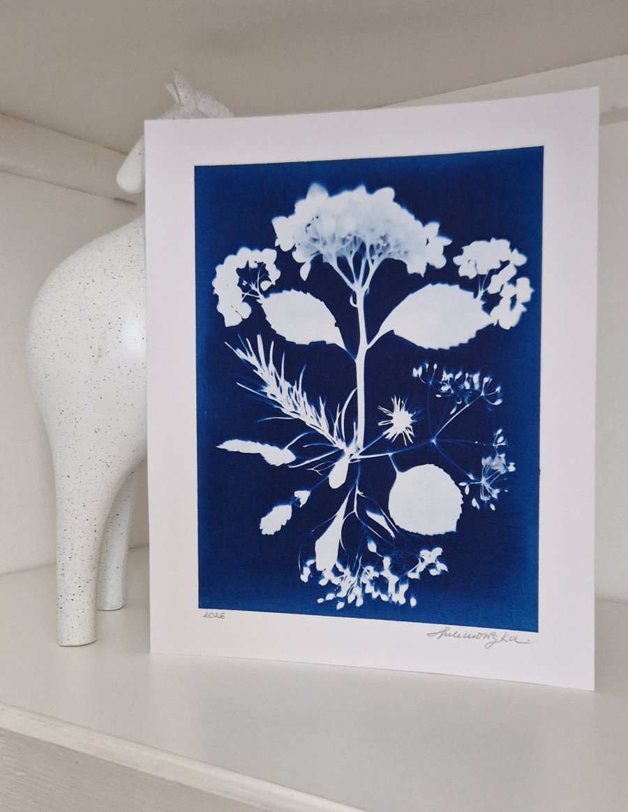 Cyanotype Botanical Print No. 7