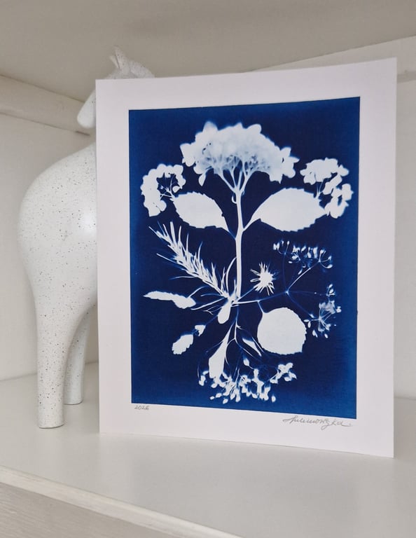 Cyanotype Botanical Print No. 7