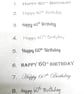 Handmade 50th birthday card, personalised, any age or name - Image 4