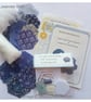 Patchwork hexagon kit EPP English paper piecing hexagonal patchwork pincushion